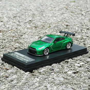 Моделирование Nissan Ares GTR в масштабе 1: 64, Литая под давлением модель автомобиля из сплава, коллекция игрушек для спортивных автомобилей, Сувенирные украшения, игрушки для показа