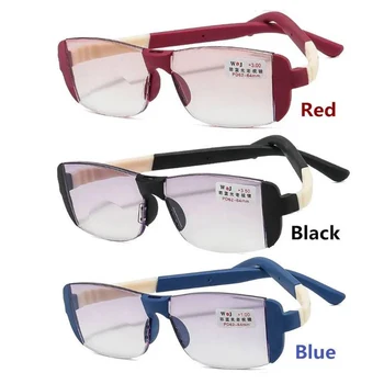 Модные Многофункциональные Бифокальные Очки Для Чтения Мужчины Женщины Винтажные Очки Для Дальнозоркости С Диоптриями Мужские Ближне-Дальние Очки + 1,0 - + 4,0