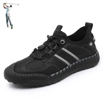 Мужская спортивная обувь для гольфа, нескользящие кроссовки для бега по траве для мужчин, весна-лето, мужские кроссовки для тренировок гольфистов