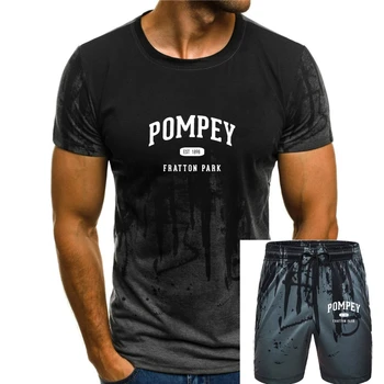 Мужская футболка с коротким рукавом, футболка Pompey Fratton Park est 1898, женская футболка