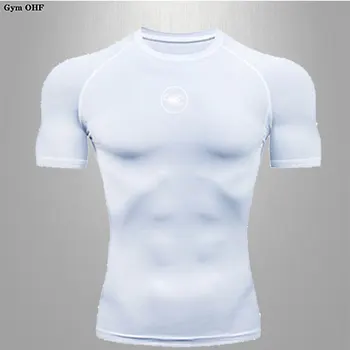 Мужская футболка Спортивная Одежда для велоспорта на открытом воздухе, одежда для фитнеса, мужская рубашка, дышащая одежда для занятий фитнесом, бегом, быстросохнущая одежда