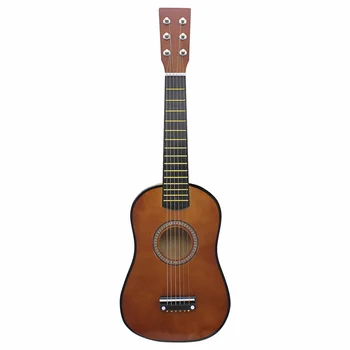 Музыкальные игрушки 23-дюймовая гитара Народный инструмент для начинающих Музыкальный Мини-деревянный детский