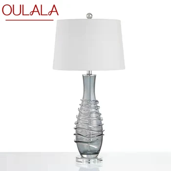 Настольная лампа OULALA Nordic Glaze, Современное искусство, Гостиная, Спальня, Кабинет, Отель, Индивидуальность, Оригинальность, Настольная лампа