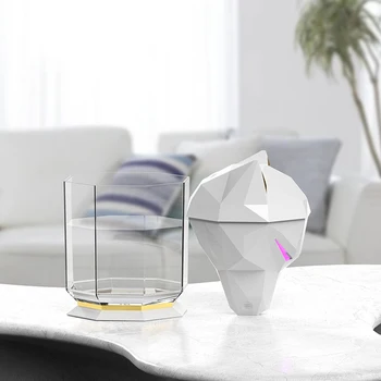 Настольный Увлажнитель воздуха War Wolf Бытовой настольный диффузор Cool Mist Большой емкости со светодиодной подсветкой, перезаряжаемый через USB для офиса