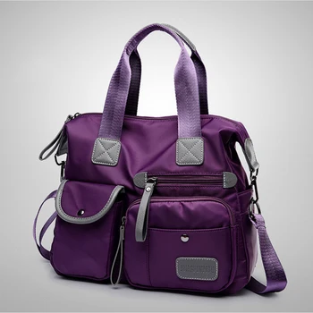 Нейлоновая сумка, женская большая сумка Capcity, водонепроницаемые сумки-мессенджеры, повседневная женская сумка через плечо, многофункциональные сумки для покупок