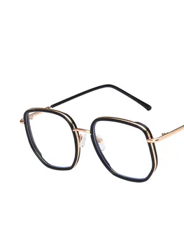 Неправильная оправа для очков, женские Ретро-очки для близорукости, Анти-синие Квадратные очки, Модные Ретро Компьютерные очки, Женский Eyewaer