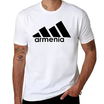 Новая Армения, забавная спортивная пародия, Арарат, Армянская спортивная одежда для отдыха, подарочная футболка, графические футболки, мужские футболки
