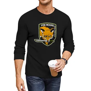 Новая длинная футболка Fox Hound Special Force Group, изготовленная на заказ футболка, мужская одежда, футболки для любителей спорта, футболки для мужчин с рисунком