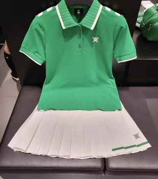 Новая модная женская футболка для гольфа со светодиодной подсветкой, облегающая уличную футболку для похудения, спортивная рубашка поло, топ