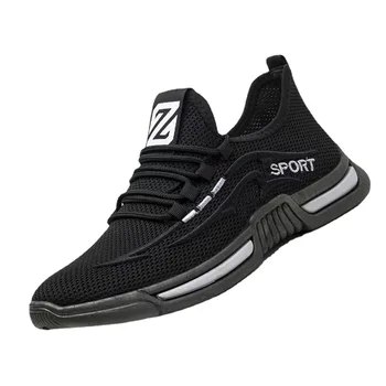 Новая мужская черная спортивная обувь, повседневные уличные мужские кроссовки для бега, дышащие легкие осенние модные кроссовки, бесплатная доставка 2023 г.