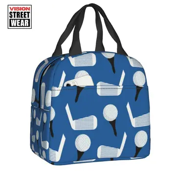 Новая сумка для ланча с рисунком гольфа 2023 года, водонепроницаемая спортивная сумка для гольфа, термоохладитель для гольфистов, сумка для ланча для школьников