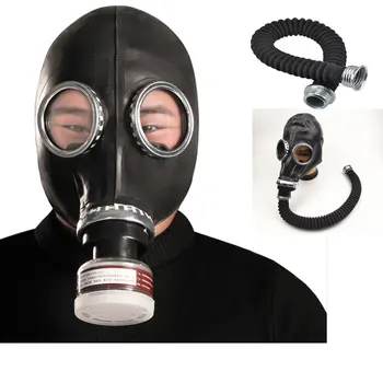 Новая Универсальная Черная Газовая маска 64 типа, Респиратор, Спрей для покраски, Пестицидная маска из натурального каучука, маска для химической профилактики.