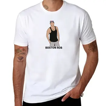 Новая футболка CBS Survivor Boston Rob Mariano с графическим рисунком, футболка оверсайз, футболки для мужчин с тяжелым весом