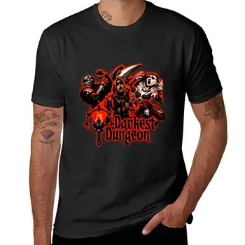 Новая футболка darkest-dungeon- футболки оверсайз, футболки с графическими футболками, возвышенная футболка с аниме, мужская хлопковая футболка