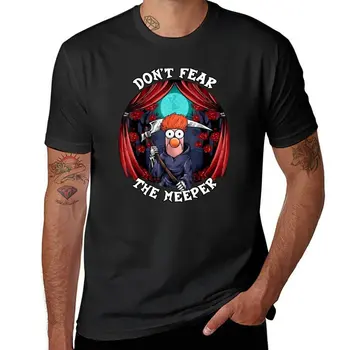 Новая футболка Don't Fear The Meeper, футболка с животным принтом для мальчиков, футболки для спортивных фанатов, мужская одежда
