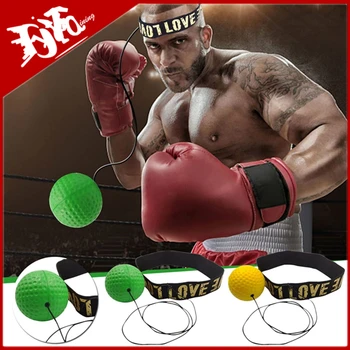 Новейший Боксерский Скоростной Мяч с головным креплением PU Punch ball MMA Sanda Training Hand Eye Reaction Домашний Мешок С Песком Для Фитнеса Боксерское Оборудование