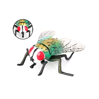 Новинка, имитирующая насекомое, модель животного, муха, зеленая муха, детская познавательная модель просвещения, украшения