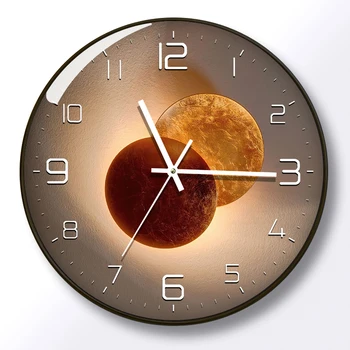 Новые ультратонкие часы в скандинавском стиле и настенные часы для украшения гостиной простое и креативное современное настенное искусство ins home wall clock