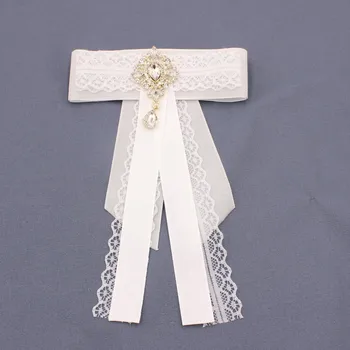 Новый галстук-бабочка ручной работы, украшение для романтического женского воротника TS274