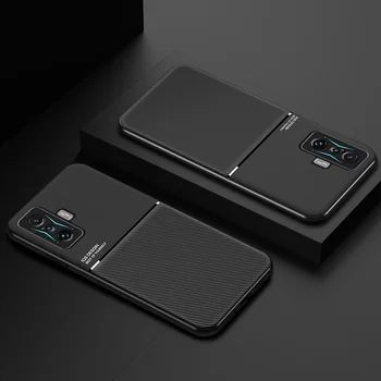 Новый Стиль Для Xiaomi Poco F4 GT 5G Чехол Кожаный Магнитный Автомобильный Держатель-Подставка Для Телефона Чехол Для Poco F4 GT F4gt F4 GT Soft B