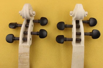 Новый студенческий гриф для скрипки из клена ручной работы + колышки из черного дерева 4/4 размера, детали для скрипки
