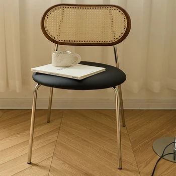Обеденные стулья в скандинавском стиле для патио, Современные металлические столики для макияжа, Недорогие офисные стулья, удобная мебель в китайском стиле Silla Comedor