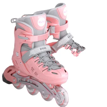 Обувь для катания на коньках, детский полный комплект, катание на роликовых коньках, Роликовые коньки для мужчин и женщин, детские коньки, регулируемые роликовые коньки