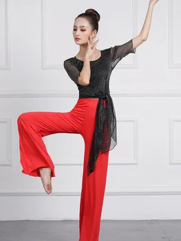 Однотонный костюм Арабский танцевальный костюм Женщина Джаз Сетка Flamco Городская Латиноамериканская повязка Костюмы на Хэллоуин для женщин, уличная одежда для взрослых