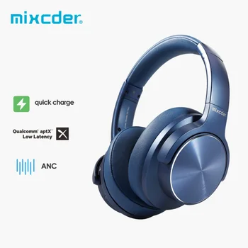 [Оригинал] Наушники Mixcder E9 PRO aptX LL Беспроводные Bluetooth-наушники с активным шумоподавлением с микрофоном Наушники с глубоким основанием