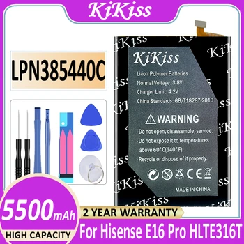 Оригинальный аккумулятор KiKiss LPN385440C 5500 мАч для аккумуляторов Hisense HLTE316T E16 Pro E16Pro