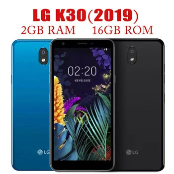 Оригинальный Разблокированный Мобильный телефон LG K30 (2019) 16 ГБ ПЗУ 2 ГБ ОЗУ Камера заднего вида смартфона GPS NFC 8MP 5,45 