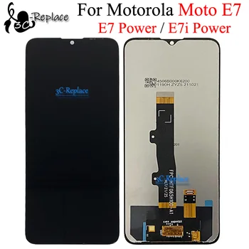Оригинальный Черный 6,5 дюймов Для Motorola Moto E7/E7 Power/E7i Power Замена ЖК-дисплея с Сенсорной панелью Digitizer В сборе