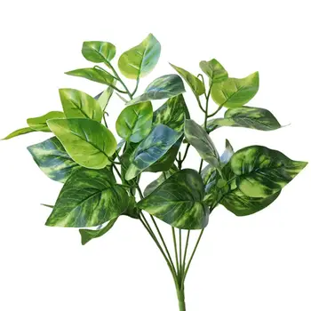 Освежение искусственными растениями Реалистичные искусственные растения для изысканного домашнего декора Имитация ярких зеленых листьев для комнаты