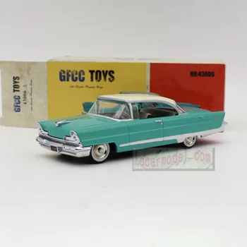Отлитый под давлением в масштабе 1:43 1956 Lincoln Premiere Имитация классического автомобиля Из сплава Готовая модель Коллекция подарочных игрушек