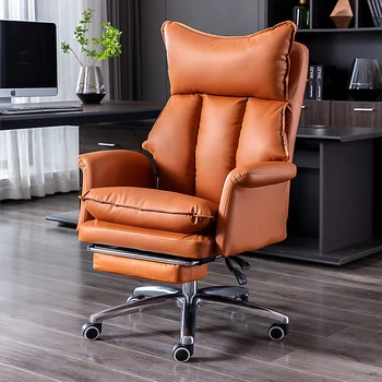 Офисное кресло с компьютерной подушкой, эргономичное роскошное офисное кресло для игр в гостиной, мобильное кресло с откидной спинкой, офисная мебель Siege Bureau