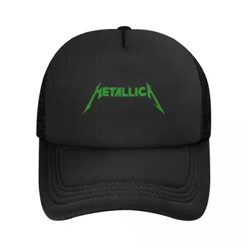 Персонализированная зеленая бейсболка для хэви-метала, Уличная Мужская Женская Регулируемая шляпа дальнобойщика рок-н-ролла, осень