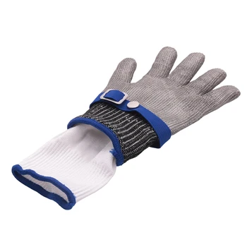 Перчатки из нержавеющей стали, устойчивые к порезам, перчатки из проволоки из нержавеющей стали 304 используются для защиты ваших рук