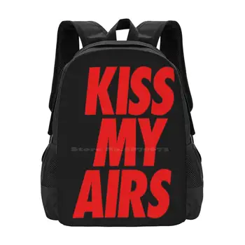 Плакат Kiss My Airs Bred, Школьная сумка, рюкзак Большой емкости, ноутбук, кроссовки Boss Diamond Supply, Мода, азартные игры, Хип-хоп, Хастлин