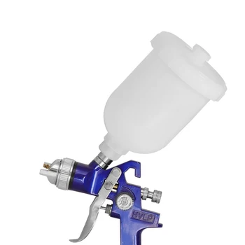 пластиковая емкость для краски объемом 280 мл для ручной мини-аэрозольной краски H2000 HVLP Пневматический Инструмент Spary Paint Pot Аксессуары для пневматического инструмента