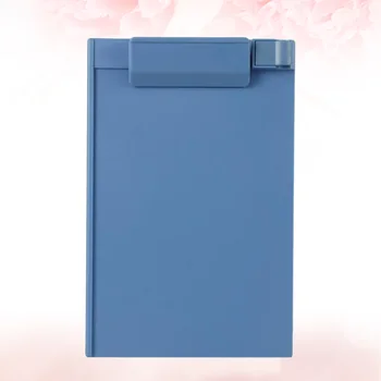 Пластиковый зажим для профиля в формате A5, держатель для бумаги на оргалите, папки для записей в школьных классах, Офисные (небесно-голубые) памятки