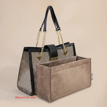 Плюшевый кошелек-органайзер с вставкой для замка GG, сумки для хранения косметики Linner на молнии, внутренний чехол для роскошных сумок для женщин
