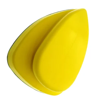 Полировальный диск в форме треугольной крысы, ручной шлифовальный диск, Наждачная бумага, полировальная подложка, черный и желтый