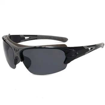Поляризованные велосипедные солнцезащитные очки, уличные полукадровые спортивные очки, мужские и женские очки UV400, очки для рыбалки, гольфа, горной езды.