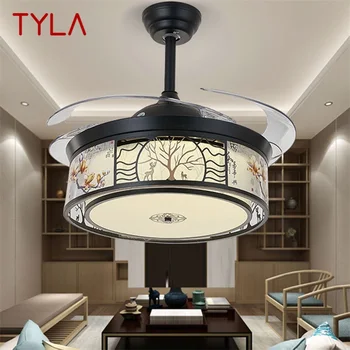 Потолочный вентилятор TYLA, Лампа без лезвия, Пульт дистанционного управления, Современный Простой Креативный светодиод для дома, гостиной