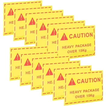 Предупреждающие наклейки с избыточным весом Знак Символа безопасности Предупреждения об эксплуатации Упаковка для тяжелых предметов Этикетки Клей Доставка