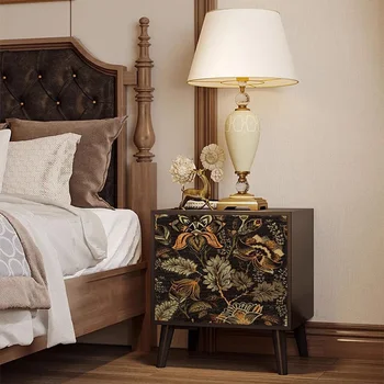 Прикроватная тумбочка в европейском стиле для спальни, современная минималистичная Итальянская роскошная прикроватная тумбочка, Эстетичные ящики, Comodini Camera Da Letto Furniture