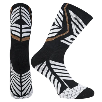 Профессиональные баскетбольные носки Мужские Носки с высоким утолщенным низом для занятий спортом на открытом воздухе, носки для бега