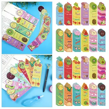 Разнообразные иллюстрированные закладки, ароматизированные закладки на фруктовую тематику, поощряющие чтение с стойкими ароматами для детей, для детей