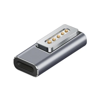 Разъем Type-C к магнитному USB-адаптеру PD с индикаторной лампой для Macbook Air/Pro