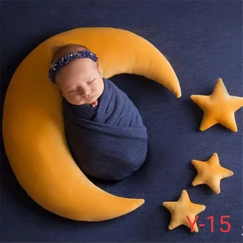 Реквизит для фотосъемки новорожденных с лунной подушкой, реквизит для фотосъемки детской ночной луны